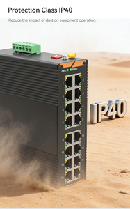 GIANTECH Gigabit Ethernet <b>POE</b> <b>Switch</b> CCTV IP40 Compact Metal Casing Full Din Rail Installation Industrial 1 Year 32G - Product Image 3