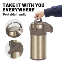 Flacon de voyage imprimé personnalisé sans BPA pot d'air flacon écologique conception flacon à vide bouilloire extérieure bébé 3L 4L garder au chaud usine