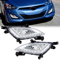 Luces de Circulación Diurna DRL Impermeables, Luz Delantera para Automóvil de 12V para Hyundai Elantra GT I30 2012 2013 2014 2015 2016