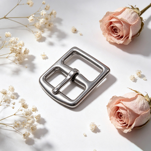 High Corrosion Resistant Stainless Steel Belt Pin Buckle Smooth <b>Mirror</b> Polished Hardware Fitting For Cowhide Belt Accessories - Product Image 3