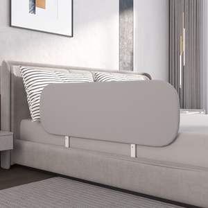 Barrière de lit bébé portable et pliable, réglable en hauteur, anti-chute, pour voyage, pour tout-petits, nourrissons et enfants - Product Image 1