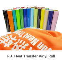 Rouleaux de vinyle thermocollant Easyweed de qualité coréenne en film PU haute flexibilité, 22 couleurs, 51cm*25m, lavable pour textiles, mini-fer à repasser, faible température