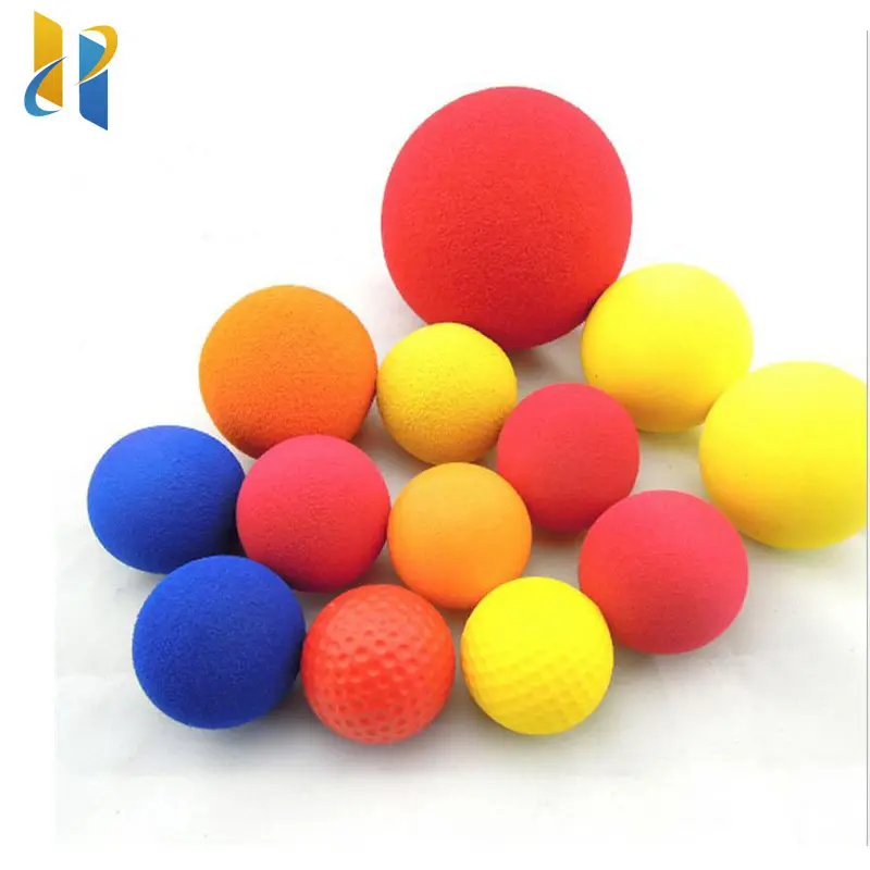 SGS and RoHS Certificates Shooting Gun Soft Ball Air Toy Gun Soft Foam Balls Refill Pack Round Bullet For Colored EVA Foam Ball