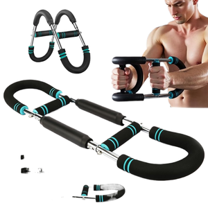 Alat Latihan Kekuatan Tubuh Bagian Atas, Pengembang Dada yang Dapat Disesuaikan, Alat Latihan Lengan, Penguat Kekuatan Lengan Bawah - Product Image 1