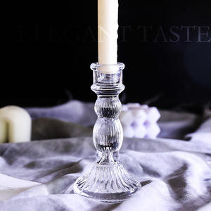 Portavelas de Vidrio, Diseño Decorativo Vintage, Elegantes Candelabros de <span class=keywords><strong>Mesa</strong></span> para Bodas, Fiestas de Primavera, Festivales y Decoración de Ventanas - Product Image 3