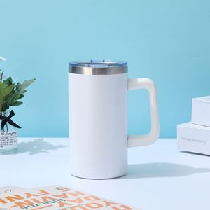 Premium Stainless Steel <b>Large</b> Thermal Travel Coffee <b>Mug</b> 20Oz Double Wall Vacuum Leak-Proof Tumbler for Cold Hot Beverages - Product Image 2