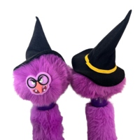 Nouveau stylo bille en peluche mignon pour Halloween, personnalisable, directement de l'usine, faible minimum de commande