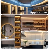 Lampu Strip Led Cob Lampu Strip Led Streifen Lampu Strip Led 12V Lampu Strip Led Fleksibel Lampu Led Strip untuk Kamar Tidur 2835 Led