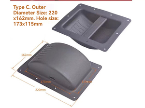 Siêu thanh tinh thần tinh khiết sắt Vali loa xử lý các bộ phận thay thế thiết yếu cho loa của bạn bộ sưu tập phụ kiện - Product Image 6