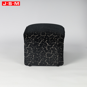 <span class=keywords><strong>Tabouret</strong></span> et ottoman noirs pour salon, en mousse moulée classique avec revêtement en tissu, longue banquette repose-pieds pour la fin du lit - Product Image 4