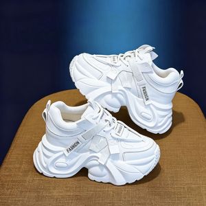 Scarpe da Corsa e Passeggio Trendy da Donna <span class=keywords><strong>con</strong></span> Suola Spessa, Ammortizzate, Impermeabili, <span class=keywords><strong>Sneakers</strong></span> <span class=keywords><strong>con</strong></span> <span class=keywords><strong>Zeppa</strong></span> e Plateau - Product Image 4