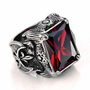 Anillos de Sello Personalizados de Plata de Ley 925 de Moda para Hombre, Diseño en Blanco <span class=keywords><strong>Kingsman</strong></span> - Product Image 4