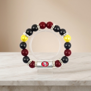 Pulsera de Piedra Natural y Acero Inoxidable con Cuentas Espaciadoras - Joyería Motivacional para Fans, Venta al por Mayor - Product Image 2