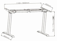 Offre Spéciale blanc électrique assis debout bureau double moteur ergonomique debout hauteur réglable Base moderne modulaire poste de travail ordinateur