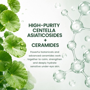 Crè<span class=keywords><strong>me</strong></span> Contour des Yeux OEM ODM Cica Céramides - Centella pour Soulager les Rougeurs, Céramides pour Réparer la Barrière d'Hydratation, Raffermit et Illumine le Contour des Yeux - Product Image 3