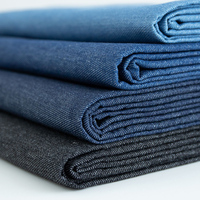 Nouveau Tissu de Coton Sergé Chevrons Épais de Haute Qualité, Denim Indigo Compétitif pour Rideaux, Sacs, Housses pour Garçons et Filles
