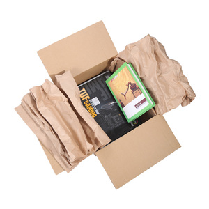 GRS Eco Thân Thiện Void Fill Giấy Kraft Giấy Gói Màu Nâu Cuộn Để Đóng Gói & Di Chuyển Quạt Gấp Đệm 100% Giấy Tái Chế - Product Image 5