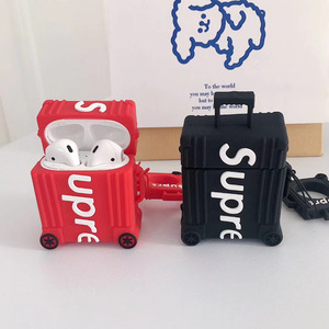 Étui <span class=keywords><strong>airpods</strong></span> 1/<span class=keywords><strong>2</strong></span>/pro en silicone 3D, design cartoon, luxueux, en forme de coffre, rangement pour écouteurs, nouvelle collection - Product Image 4