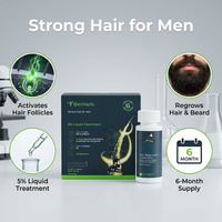 Minyak Rambut Herbal 60ml Biotin Rosemary Castor Jahe Kolagen Menutrisi Melembapkan Serum Kulit Kepala 2-in-1 untuk Pria