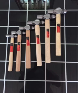 High Quality 8 OZ Steel Ball Peen <strong>Hammer</strong> with Wood Handle and Contoured Grip-OEM Customizable DIY Industrial Nail <strong>Hammer</strong> - Product Image 6