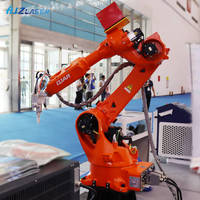 Robot de Soldadura de Estructuras de Acero, Máquina de Soldadura Láser Robótica para Vigas en H, Columnas y Vigas de Techo