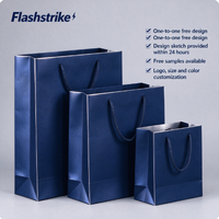 Sacs en papier blancs biodégradables de luxe sur mesure pour restaurants, avec poignée longue, pour bougies artisanales et cadres photo