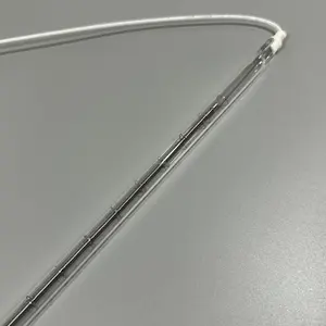 REMA 220V Transparent Shortwave Infrared Lamp Heating Element Quartz Product for Injection Machine