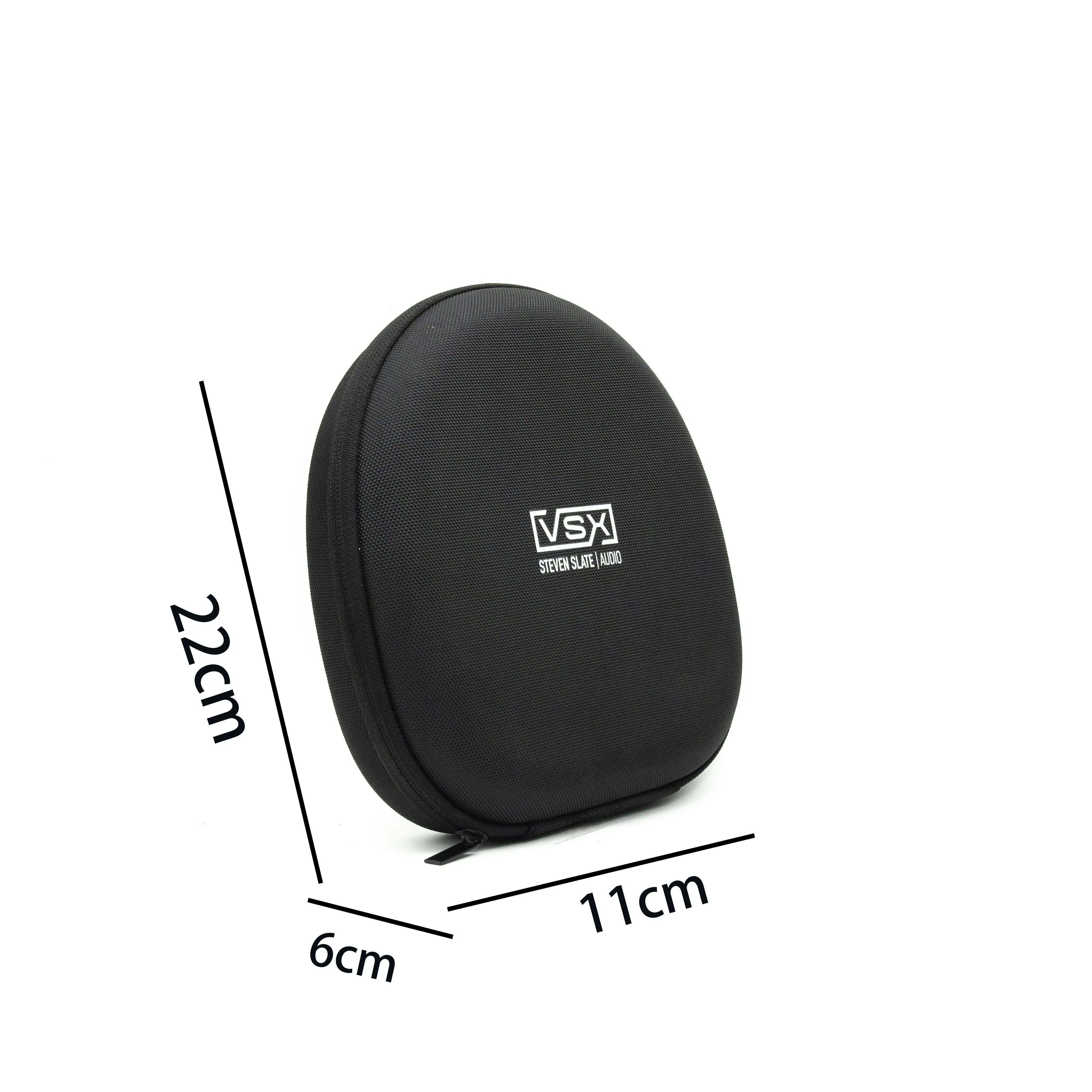 맞춤형 방수 PU 가죽 하드 쉘 개인 플라스틱 EVA 이어폰 보관 지퍼 케이스