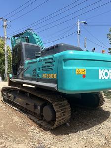Grande excavatrice de carrière utilisée KobelcoSK350D 35 tonnes utilisée Kobelco330 300 26 tonnes 21 tonnes 22 tonnes excavatrice avec AC basses heures - Product Image 4