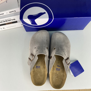 <span class=keywords><strong>Zuecos</strong></span> de diseño clásico personalizados, zapatos para mujer, <span class=keywords><strong>zuecos</strong></span> para <span class=keywords><strong>hombre</strong></span>, <span class=keywords><strong>zuecos</strong></span> de cuero de ante de vaca, soporte de arco, suela de corcho, zapatillas planas para <span class=keywords><strong>hombre</strong></span> y mujer - Product Image 6