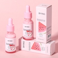 Sérum visage éclatant à la pastèque avec acide hyaluronique sérum de soin hydratant repulpant pour la peau sérum niacinamide éclaircissant