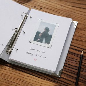 Carnet à feuilles mobiles A5 Tgyw, <span class=keywords><strong>album</strong></span> photo DIY, scrapbook, journal en papier kraft vierge, livre de souvenirs de voyage, cadeau avec couverture en kraft - Product Image 4