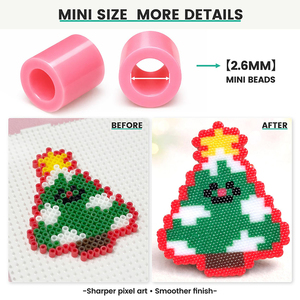 Kit di Perline Fusibili 120 Colori Tutto in Uno <span class=keywords><strong>per</strong></span> Pixel Art, Regalo Ideale <span class=keywords><strong>per</strong></span> Decorazione Stanza - Product Image 4