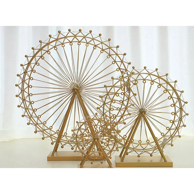 Ferris wheel accessories household accessories rotating luminous model North European creative living room decorations