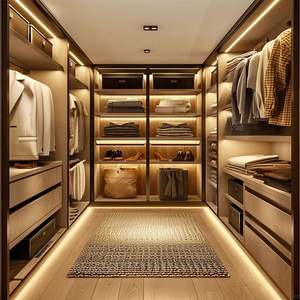 Armario de Madera a Medida de Alta Gama, Solución de Almacenamiento de Ropa Convertible y Plegable, Popular y en Oferta - Product Image 1