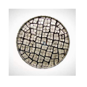 Ratán de forma ovalada de alta calidad con bandejas para servir nácar con varios colores - Product Image 5