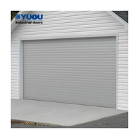 Porte roulante aluminium auto, couleurs personnalisables, pour villa et entrepôt, gros, sécurité