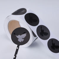 Nouvelle conception, étiquettes de logo en estampage à chaud, étiquettes en papier kraft, autocollants en feuille d'or, impression d'autocollants personnalisés, personnalisation en gros