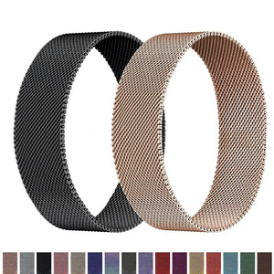 Bracelet de montre en acier inoxydable avec boucle magnétique de type Milanese pour montre IWatch, modèle Milanese toutes couleurs CN - Product Image 4