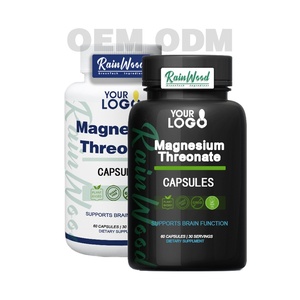 Capsules de complexe de vitamines B6 et <span class=keywords><strong>B12</strong></span> avec magnésium thréonate, phosphatidylsérine, extrait de Bacopa Monnieri de Rainwood - Product Image 1