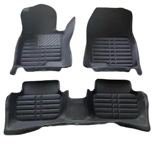 Venta al por mayor nuevo diseño de lujo personalizado de alta calidad 5d impermeable antideslizante alfombrillas de coche de cuero PCV a bajo <span class=keywords><strong>precio</strong></span> - Product Image 1