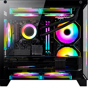 PC para Juegos Reacondicionado I5 9400F con Tarjeta Gráfica Rx 580, RAM de 16 GB, SSD de 256 GB, PC de Escritorio para Oficina y Juegos - Product Image 1