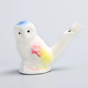 Sifflet d'eau en céramique mignon en forme d'oiseau, sifflet d'eau en forme d'animal pour enfants, jouet musical fantaisie, cadeau - Product Image 5