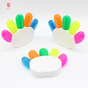 Biểu Tượng Tùy Chỉnh In Kawaii Gấu <span class=keywords><strong>Highlighter</strong></span> Bút Thiết Kế Mới <span class=keywords><strong>5</strong></span> <span class=keywords><strong>1</strong></span> Lòng Bàn Tay Hình Dạng Học Trẻ Em Đầy Màu Sắc Dễ Thương Văn Phòng Phẩm Xiên Thiết Lập - Product Image 3