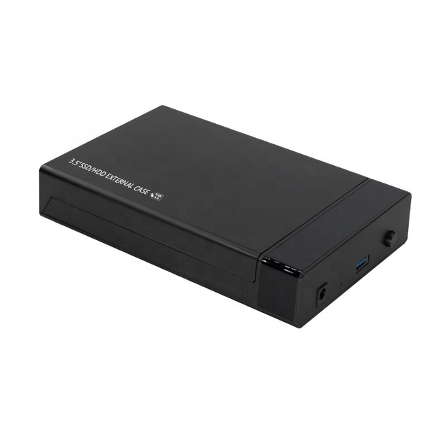 Tool Free External HDD Enclosure 3.5 Inch Desktop Portable Hard Drive Case USB3.0/3.1Type-C SATA Hard Drive Box