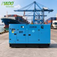 Generador Diésel Trifásico Insonorizado de 264kw 330kva de la Fábrica de Generadores Silenciosos de Guangzhou, Modelo 6LTAA9.5-G1 para Hospital
