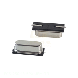 Cristaux d'origine HC-49/CRISTAL ECS-250-18-5PX-<span class=keywords><strong>JEM</strong></span>-TR US 25.0000MHZ 18PF SMD - Product Image 1