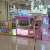 Distributeur de bonbons JOYDD à faible encombrement, 7 saveurs, équipement de vente automatique en libre-service 24h/24 pour les couloirs et halls des centres commerciaux