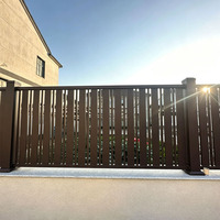Clôture en aluminium personnalisée GS, facile à installer, en métal noir avec revêtement en poudre, pour ferme, pâturage et jardin
