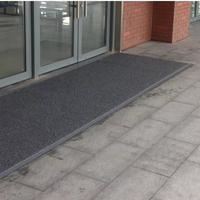 Tapis d'entrée en PVC à boucles pour trafic moyen, texture en poils spaghetti, lavable et durable pour usage intérieur/extérieur